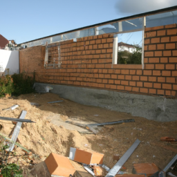 Agrandissement terrasse pour espace de jeu pour enfants Valentigney